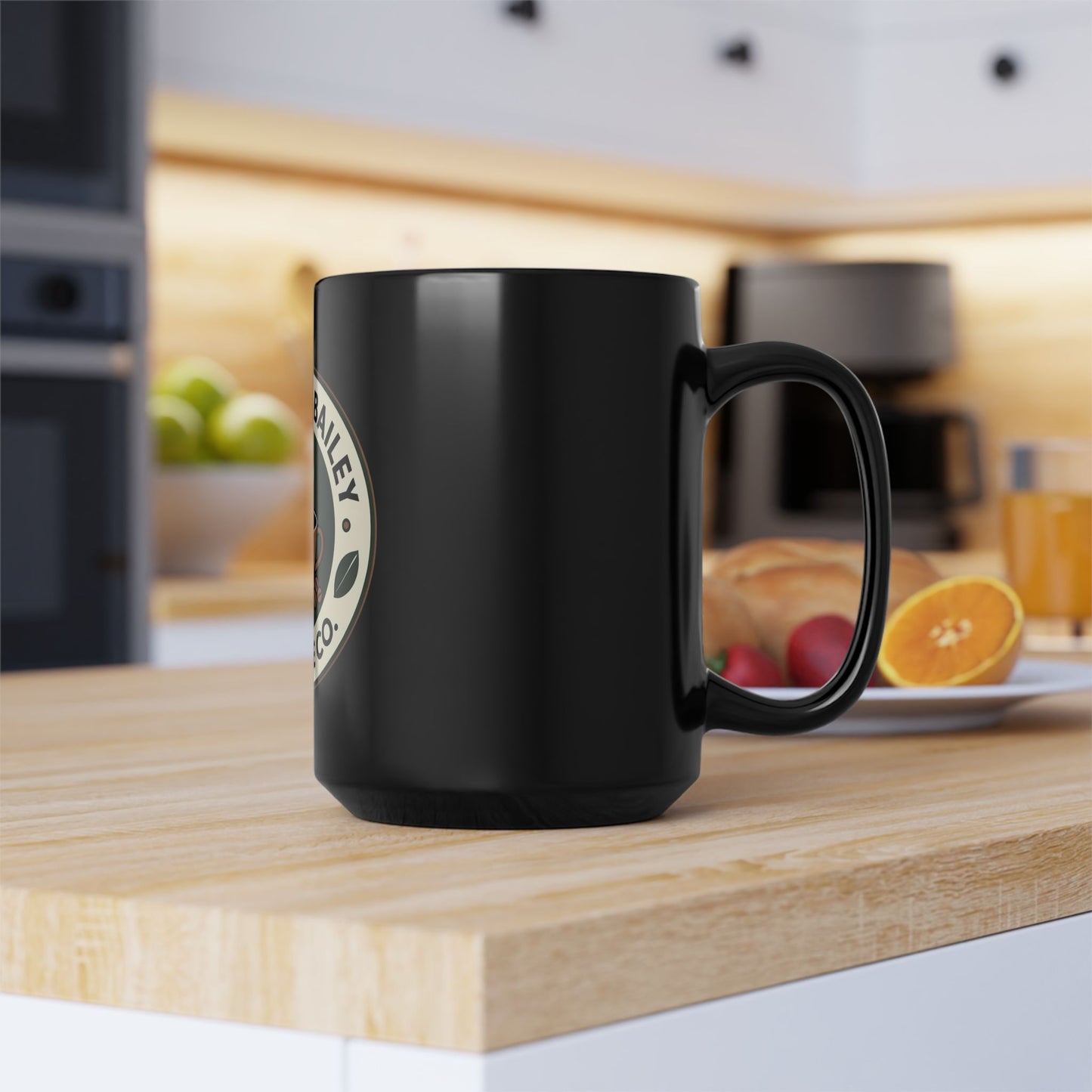 Black Glossy Mug