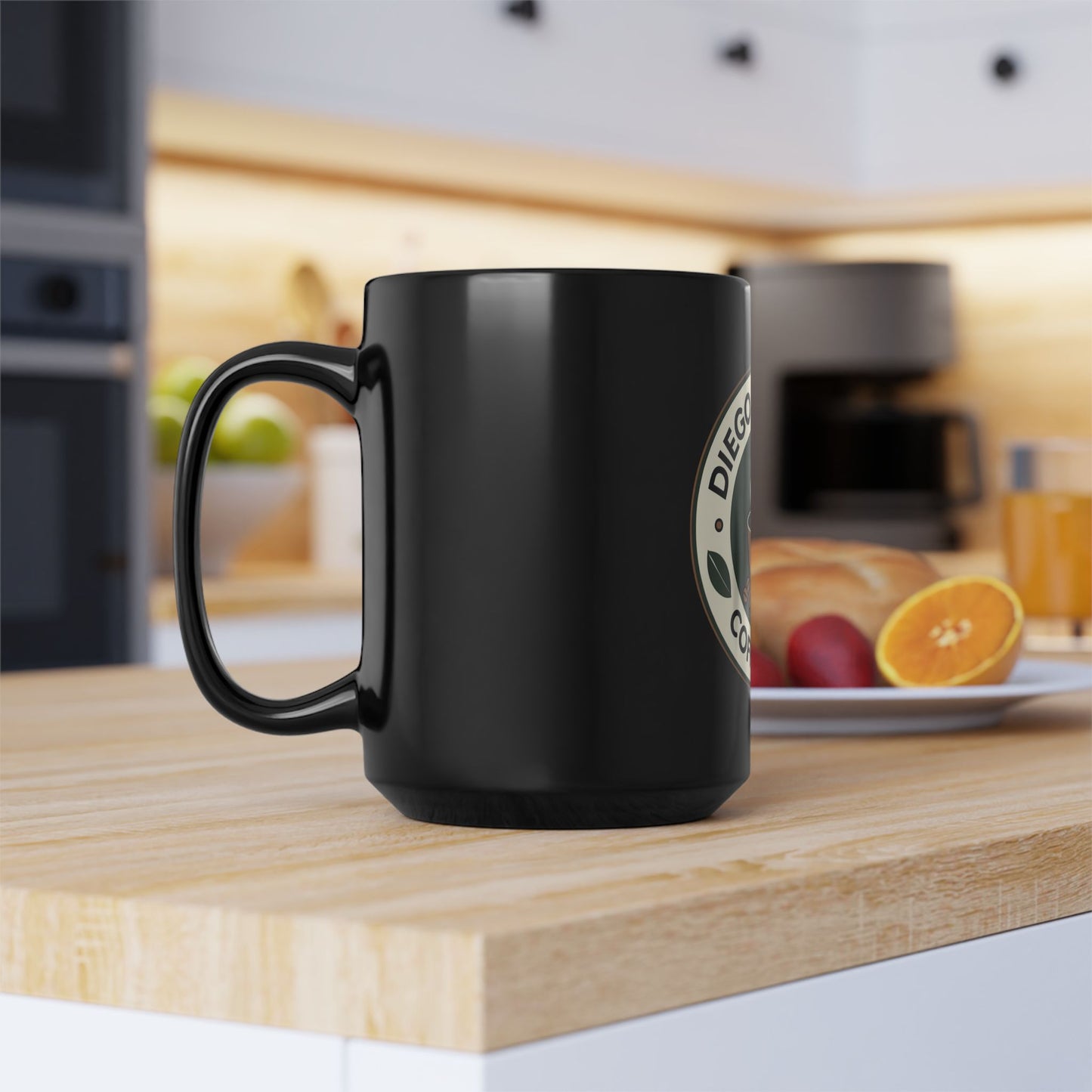 Black Glossy Mug