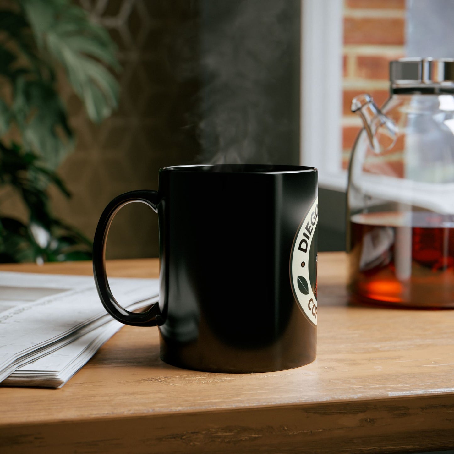 Black Glossy Mug