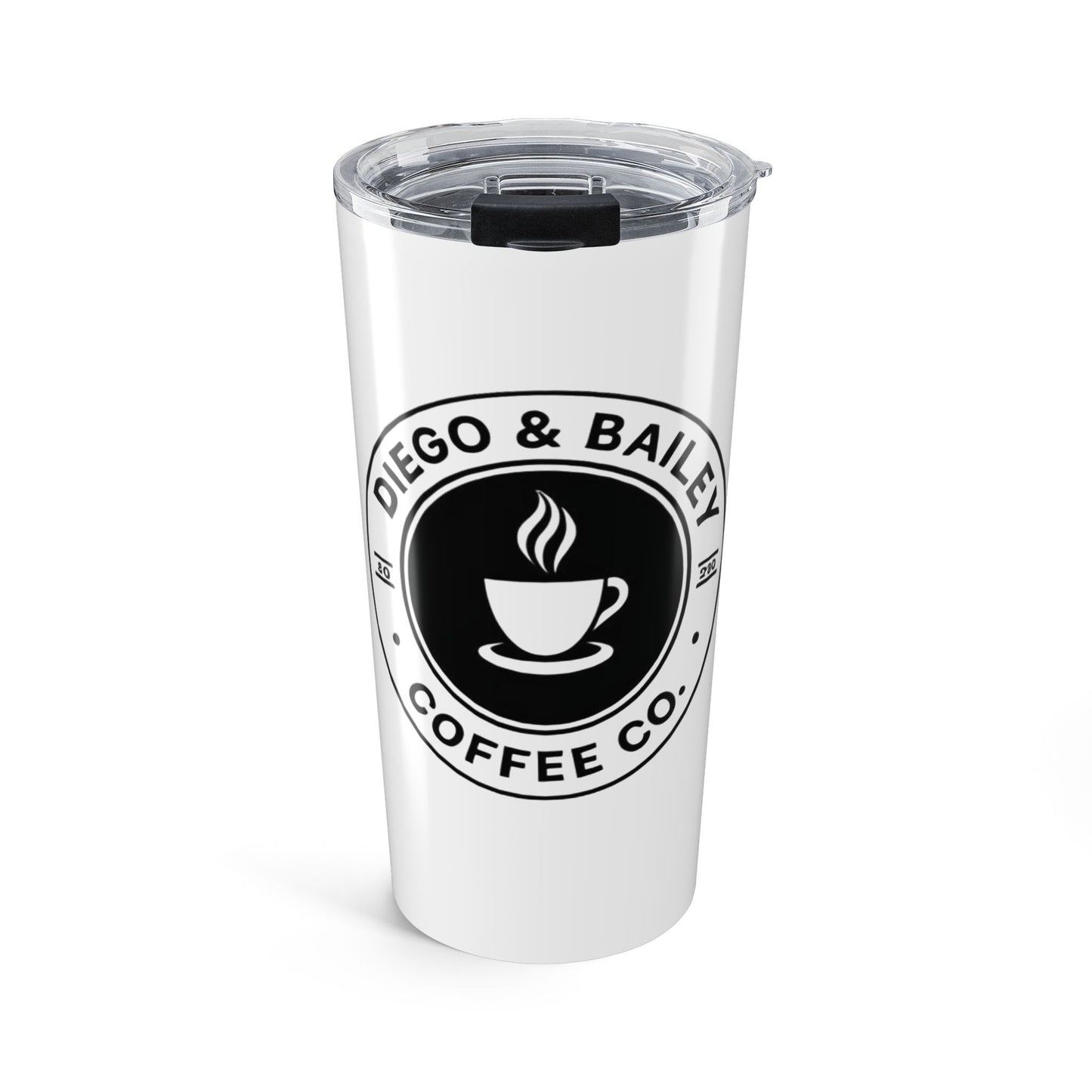 Black Logo Tumbler